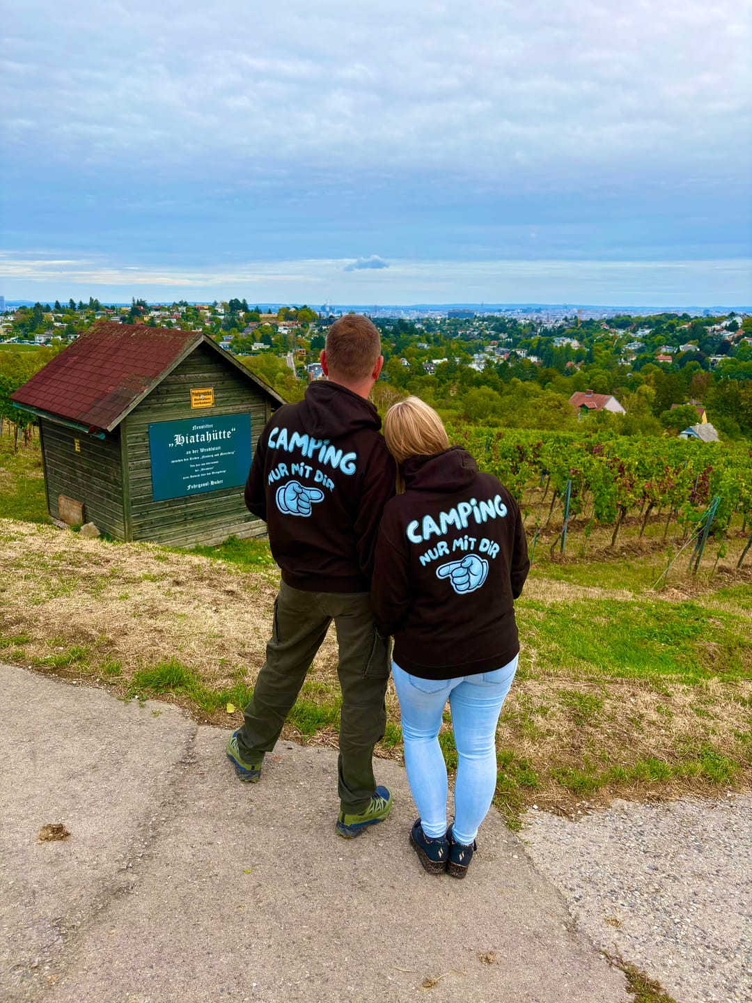Customer photo review of Nur mit dir rechts Rückendruck | Premium Hoodie unisex