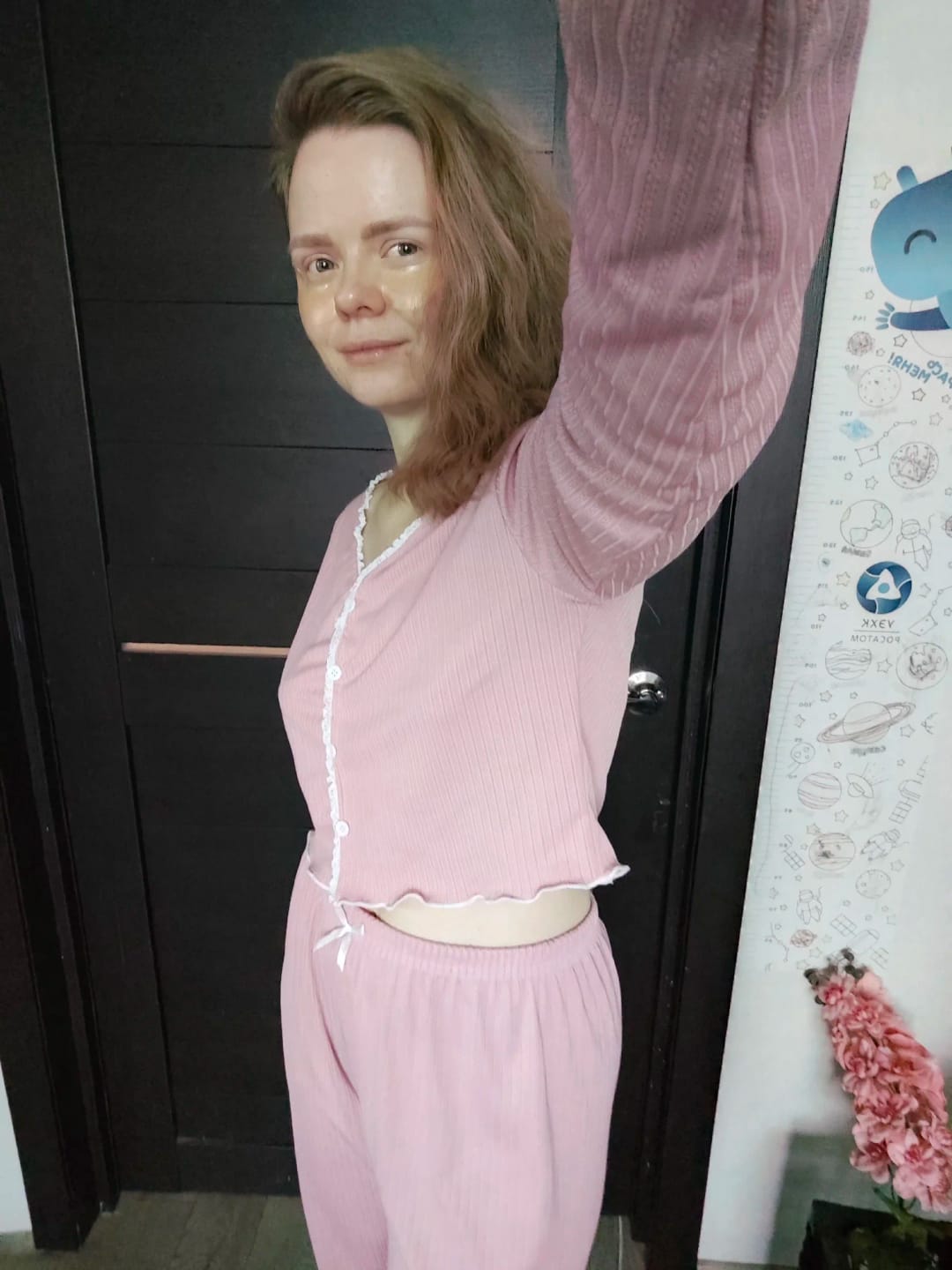 Customer photo review of Marina - Ropa de Dormir de Dos Piezas con Detalles de Encaje