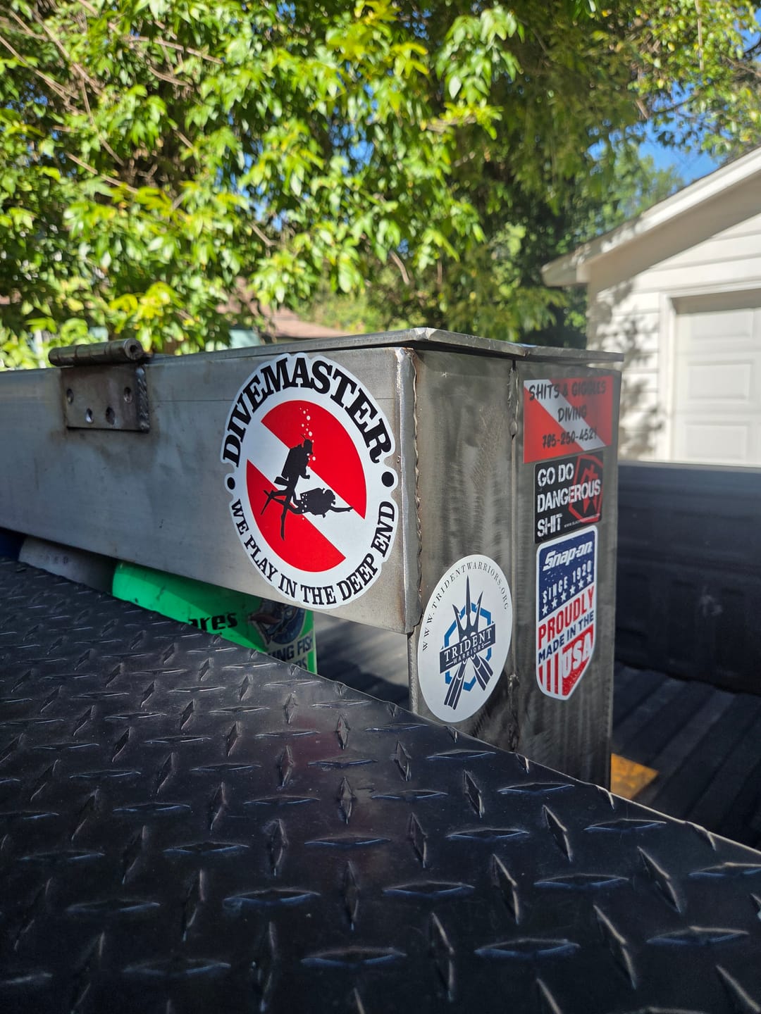Customer photo review of Stickers: Certified Diver