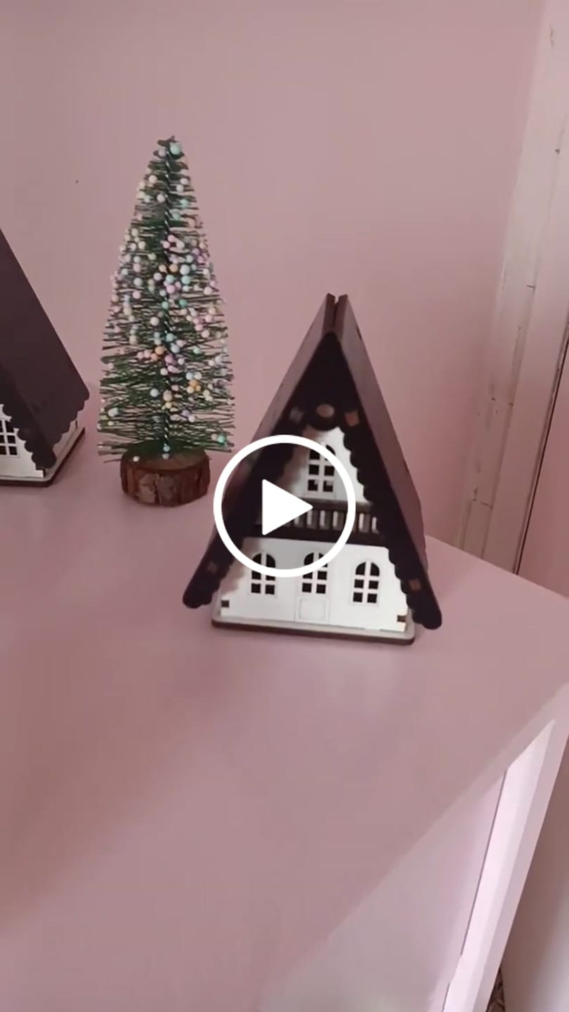 Customer video review of Decoração de Natal Casinhas Decorativas 3 Peças
