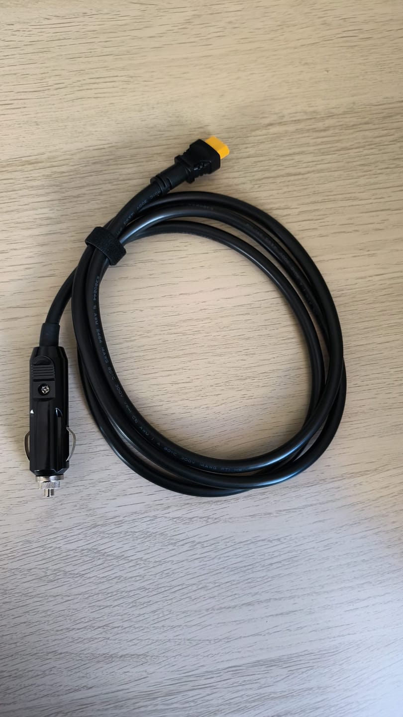 Customer photo review of 🎁 ALLPOWERS XT60 Car Charger Cable (100% off)