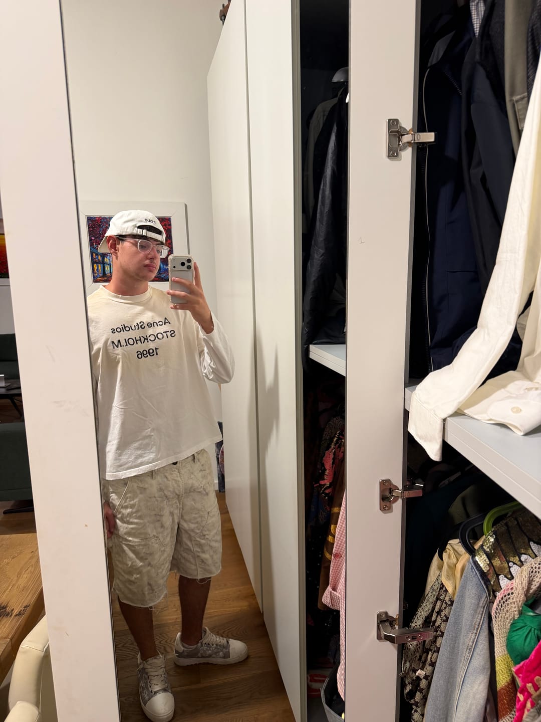Customer photo review of ACNE STUDIOS | חולצה ארוכה - שמנת
