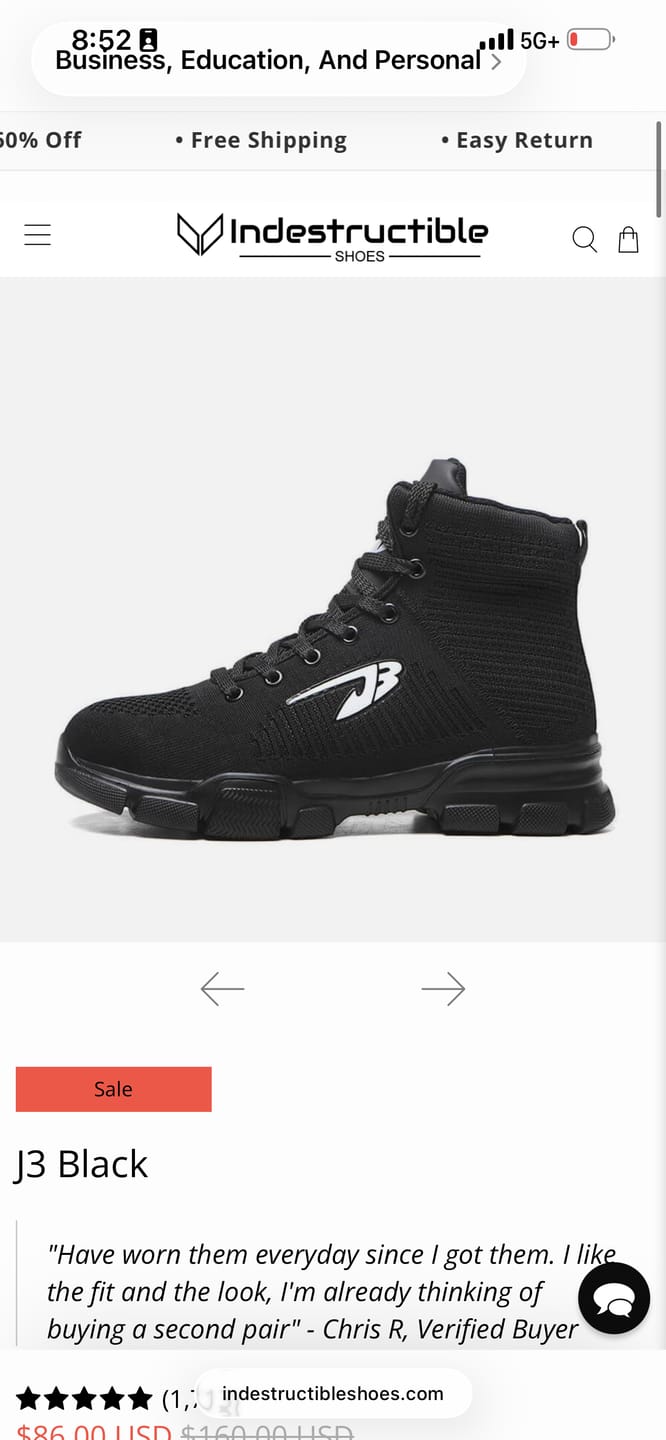 Customer photo review of J3 Black
