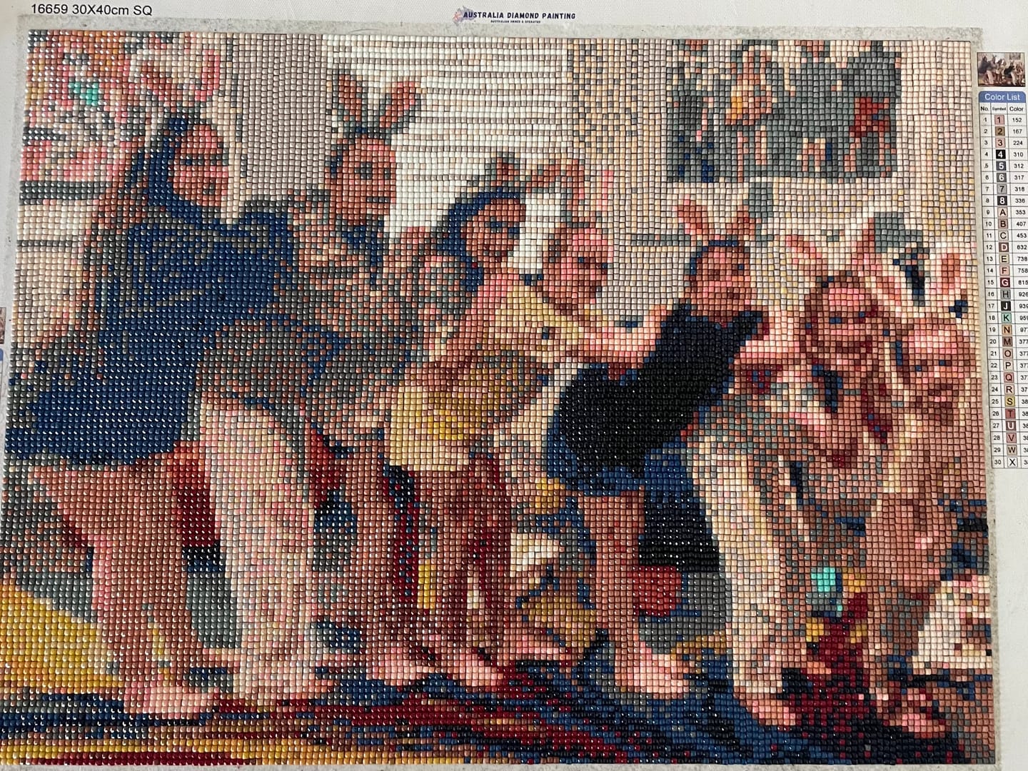 Customer photo review of Custom Diamond Painting