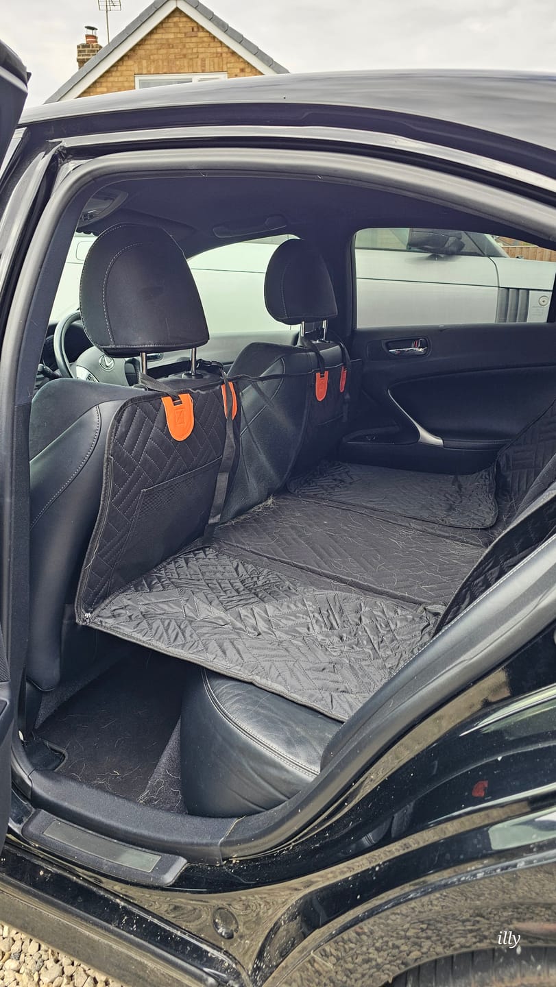 Customer photo review of Pawcify Journey - Car Seat Cover