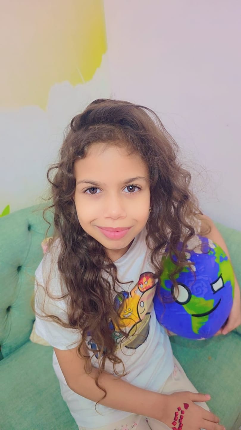 Customer photo review of The SolarBalls Earth Plush