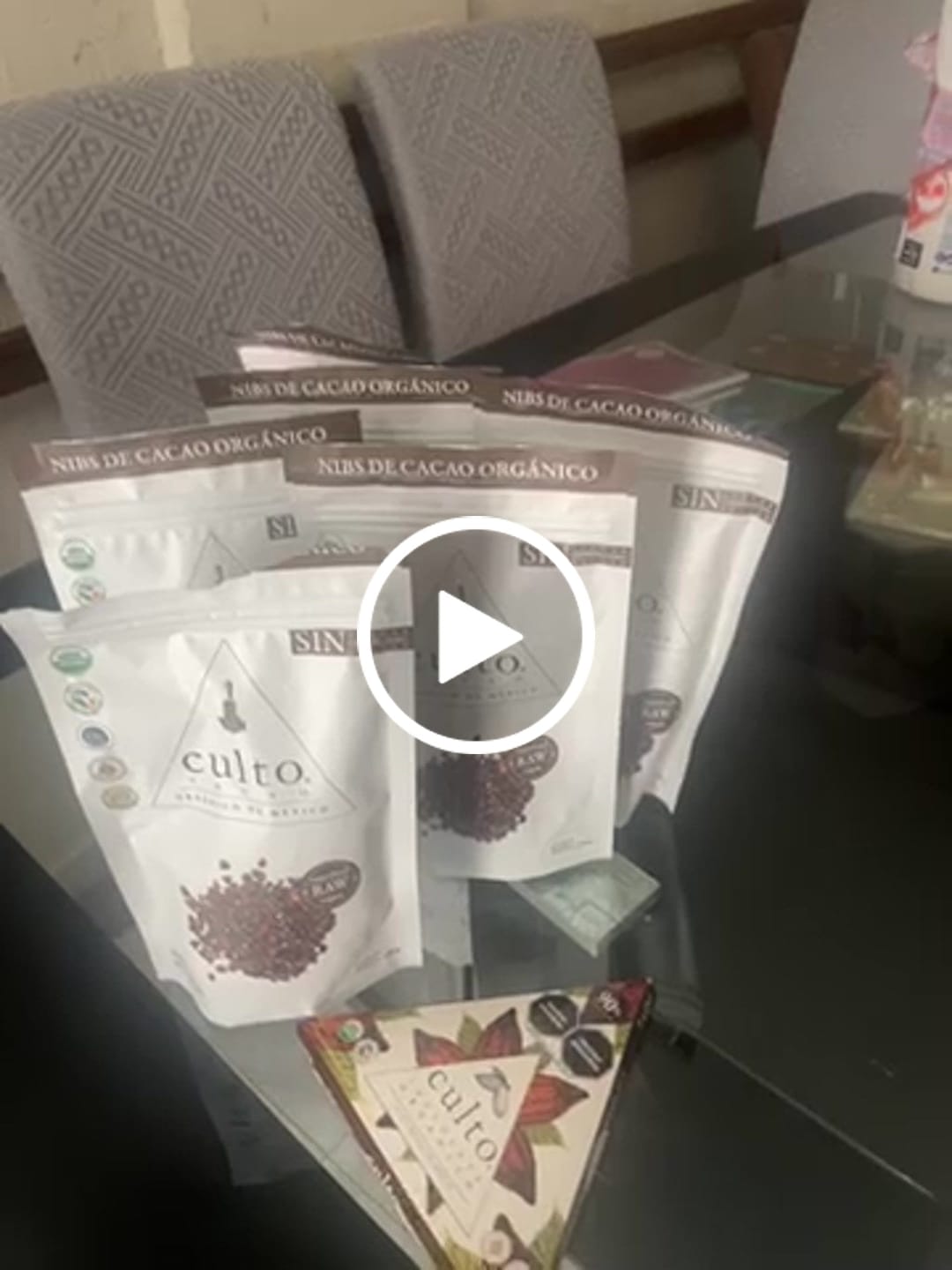 Customer video review of Bolsa de Nibs de Cacao 150gr