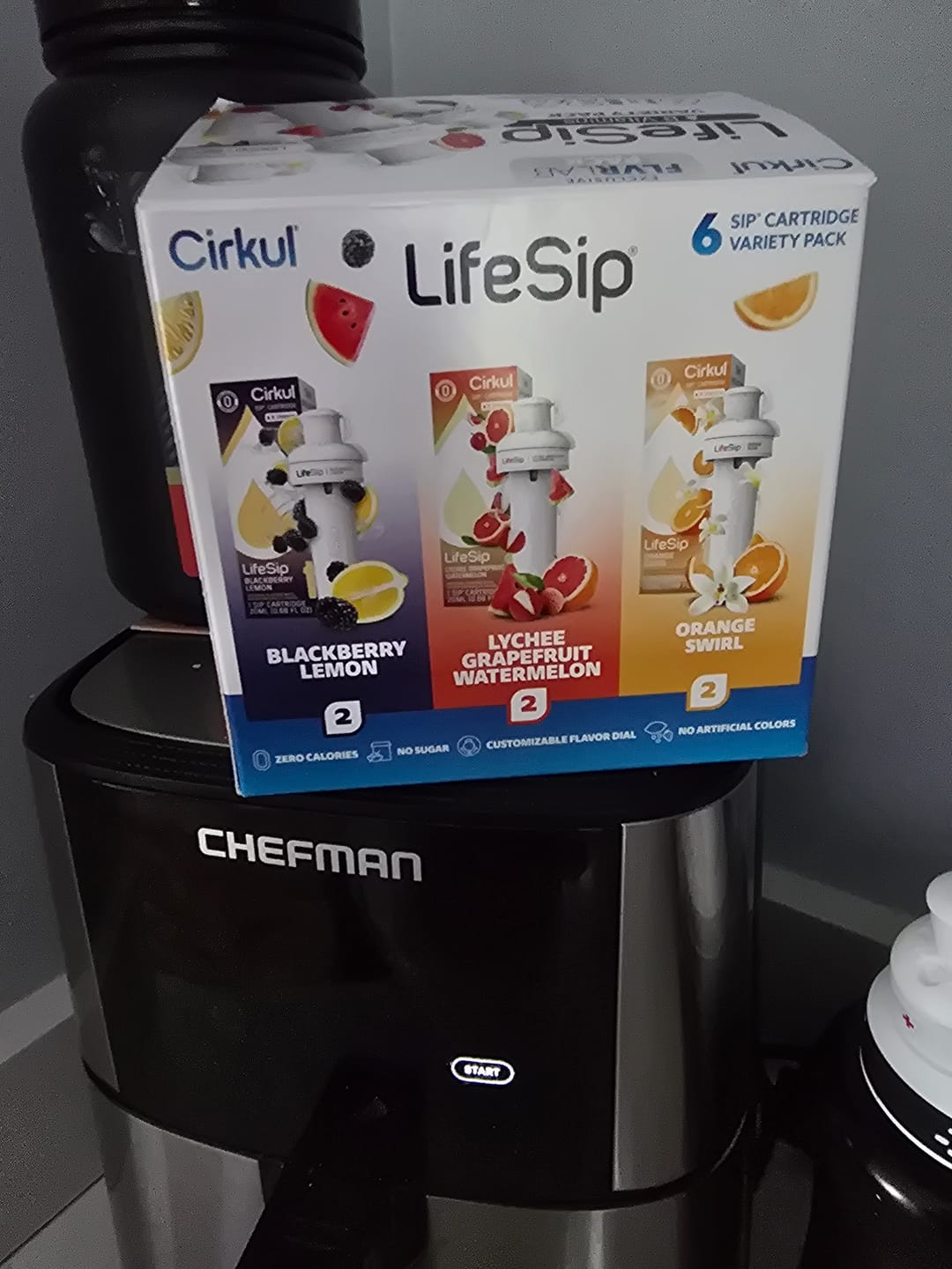 Customer photo review of FitSip® 6-Pack Variety Pack