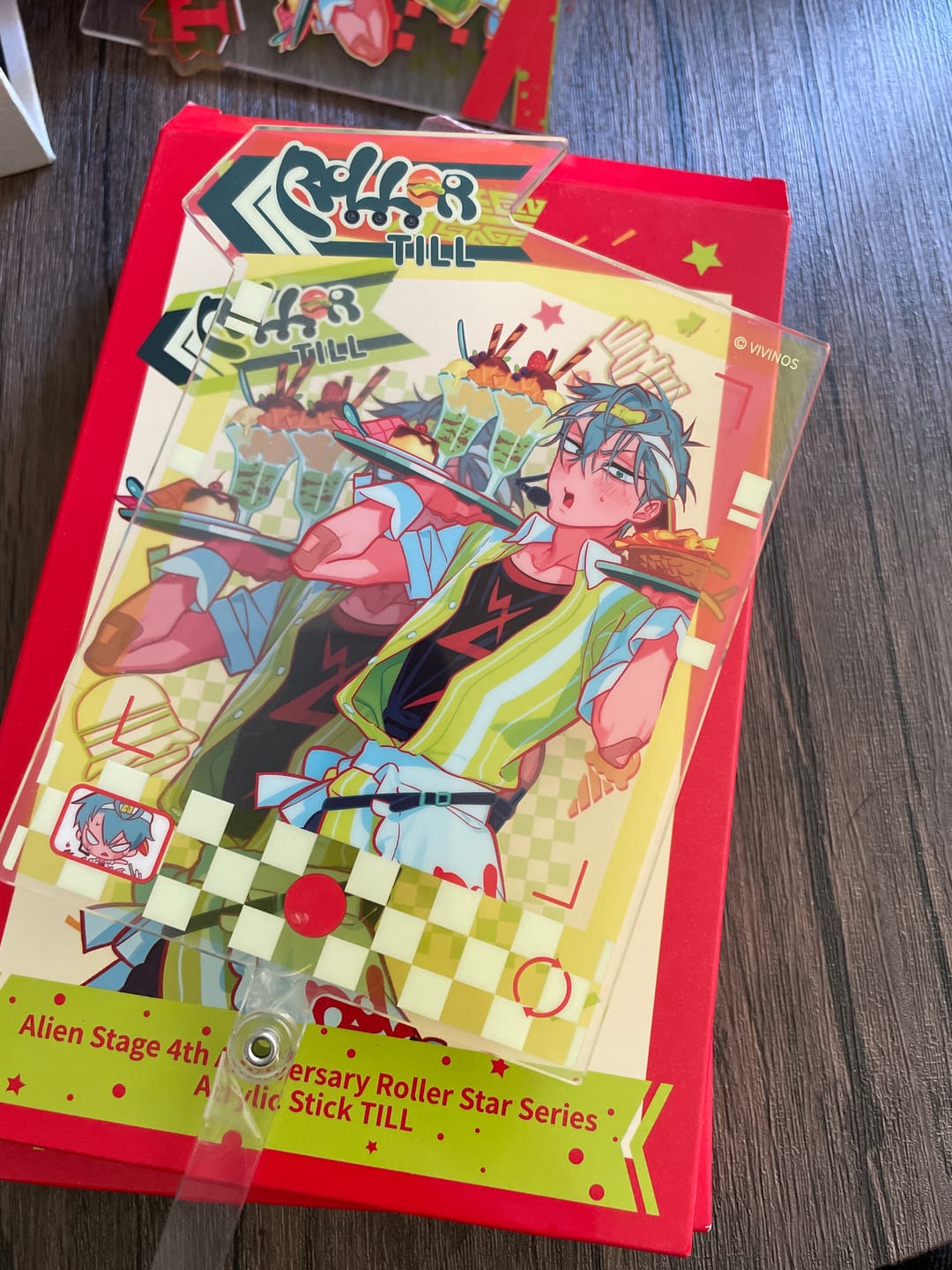 Customer photo review of 【Pre-Order】Alien Stage - 4th Anniversary - Roller Star Series - Acrylic Stick