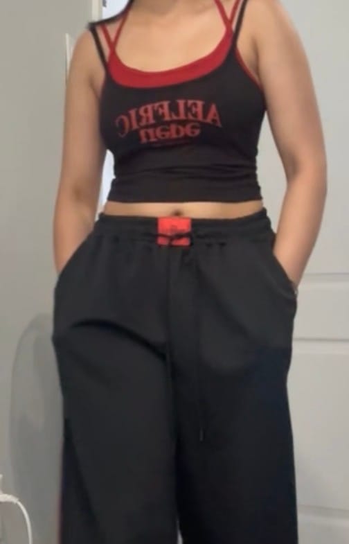 Customer photo review of Aelfric Eden Contrast Layered Cami Top