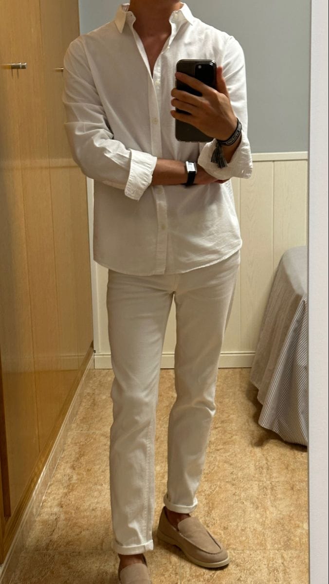 Customer photo review of Mallorca Linen Pantalon