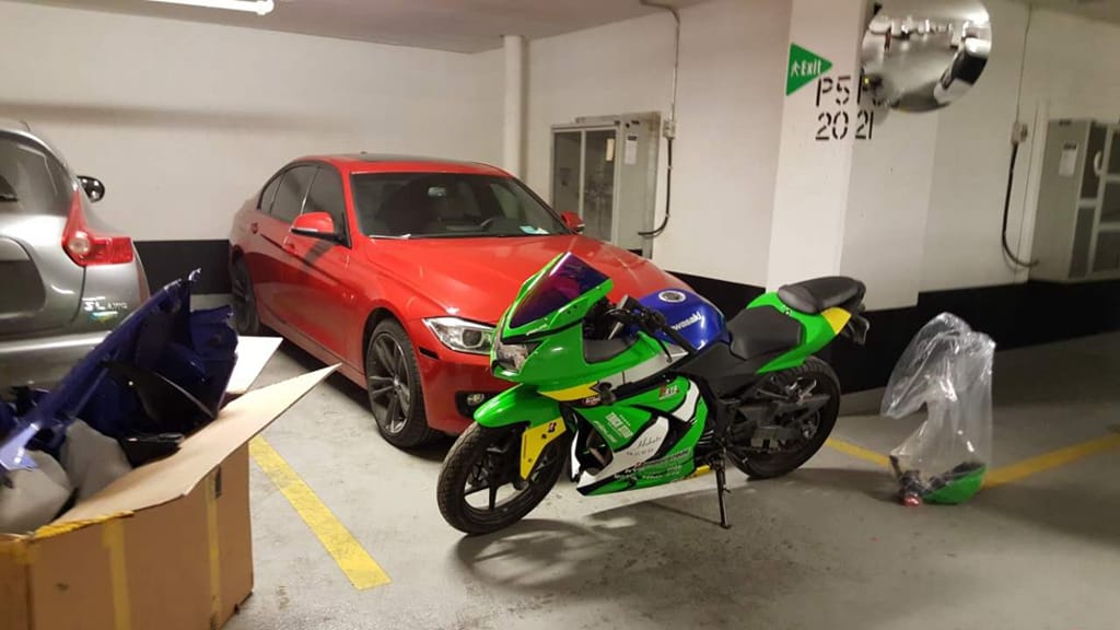 Customer photo review of Ninja 250R EX250 2008 - 2012 Green Fairing