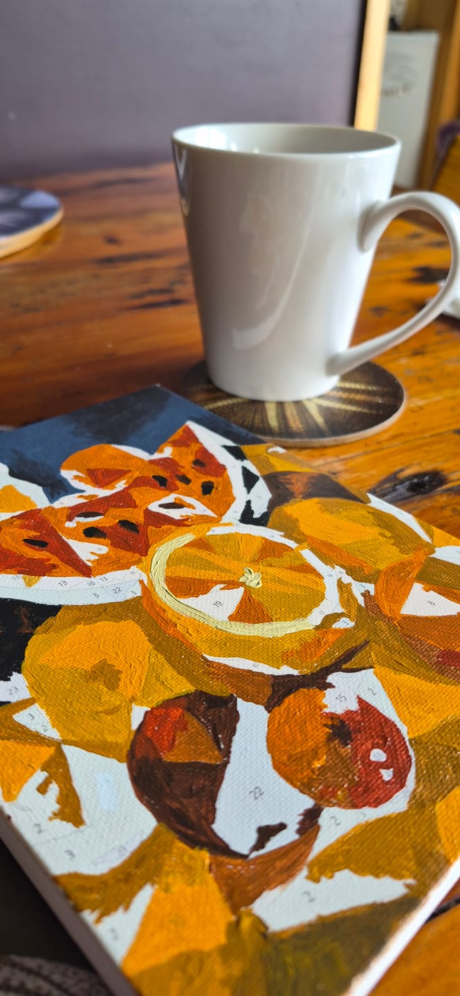 Customer photo review of 4 Mini Paintings - Frida's Creations Set