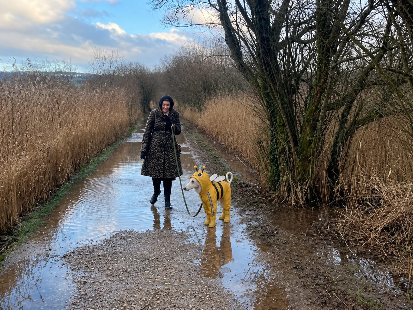 Customer photo review of Bumblebee Rain Suit