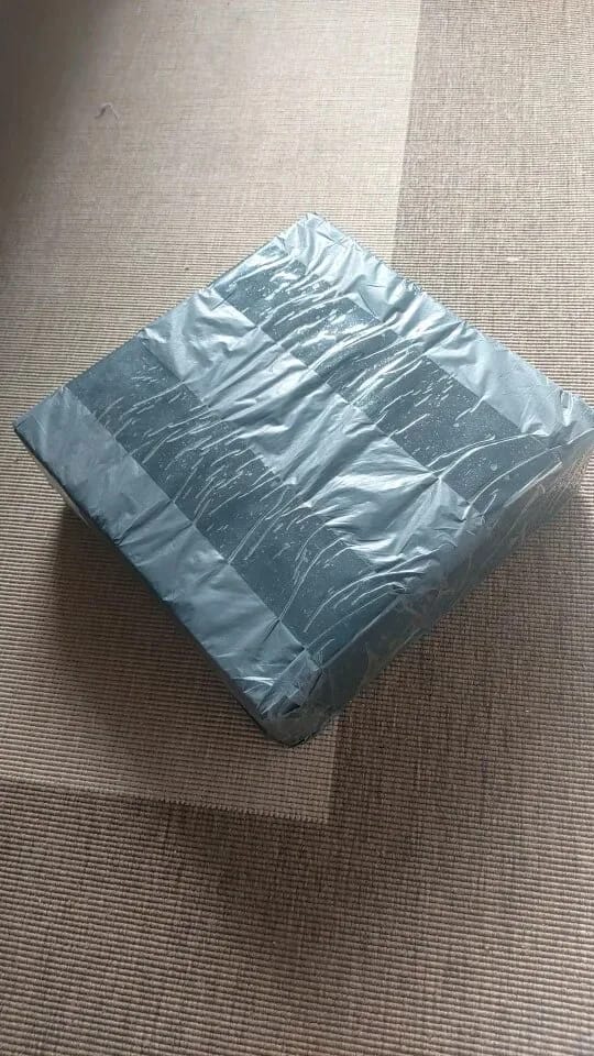 Customer photo review of Square Wood Ceiling Light for Bedroom, Frosted Shade, 30 cm