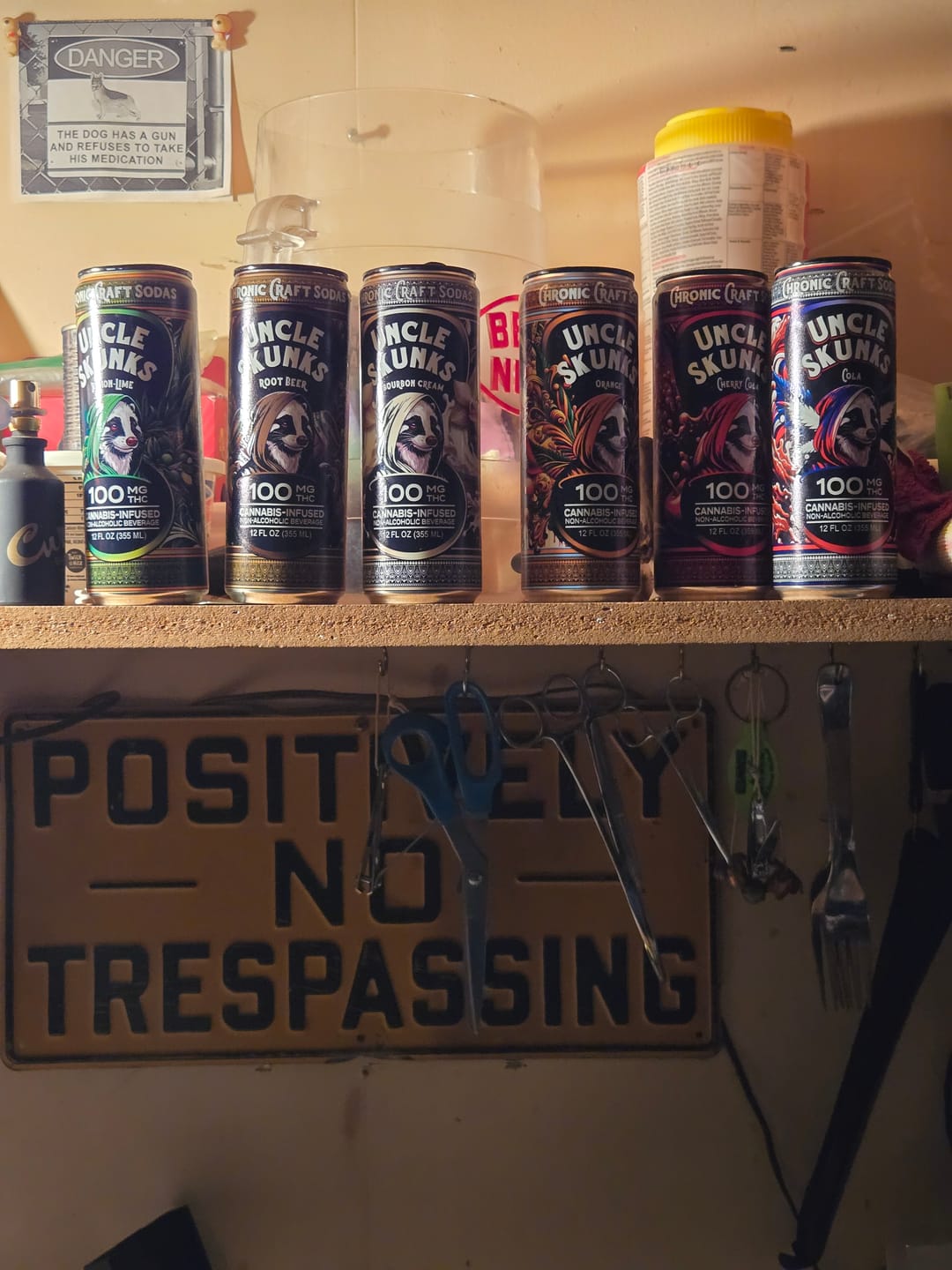 Customer photo review of 8-Flavor Variety Pack | 100 mg | 12oz Chronic Craft Sodas