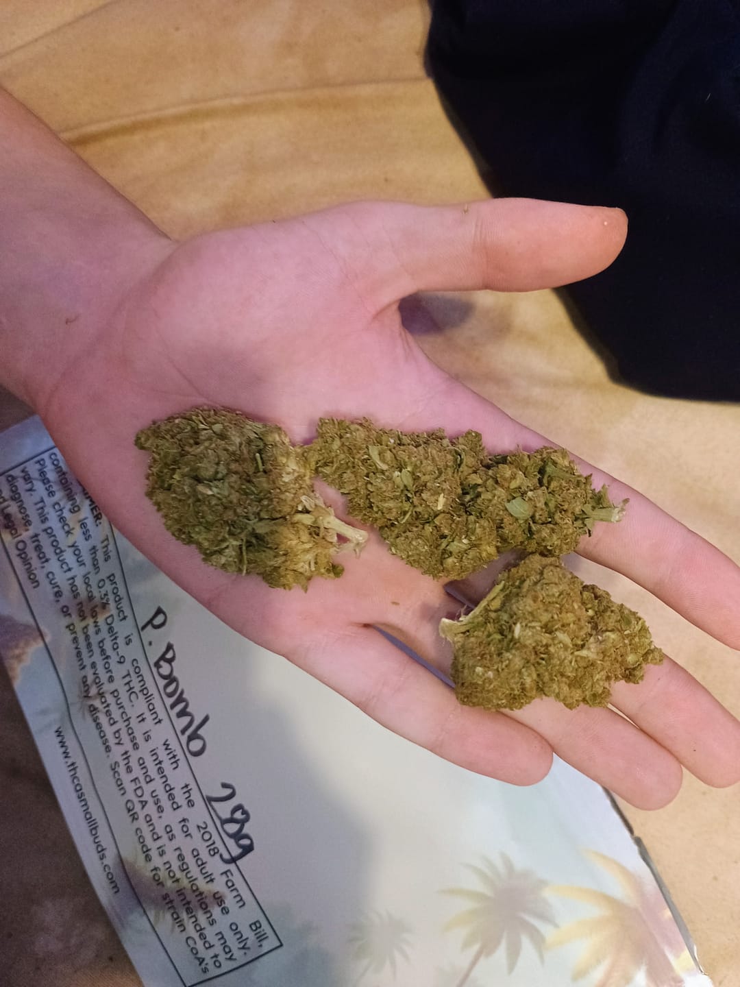 Customer photo review of Cheap THCA Smalls Ounce