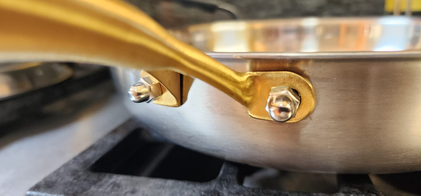 Customer photo review of Hand-Hammered Titanium Pan I Limited Edition