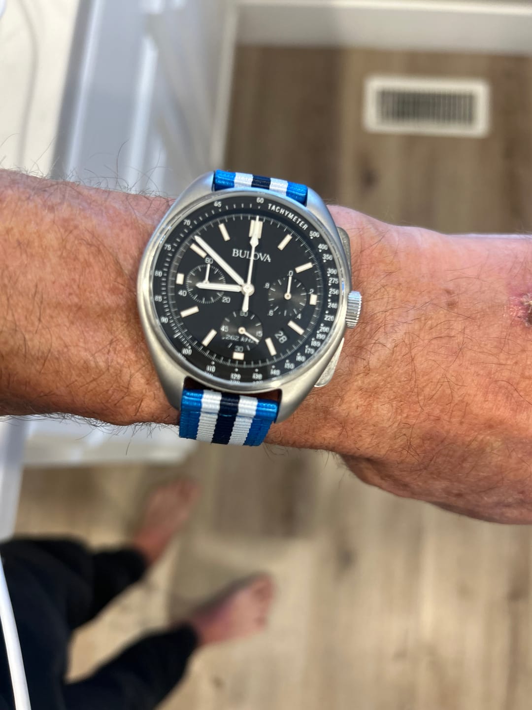 Customer photo review of The O2 Strap - Bond BluShark
