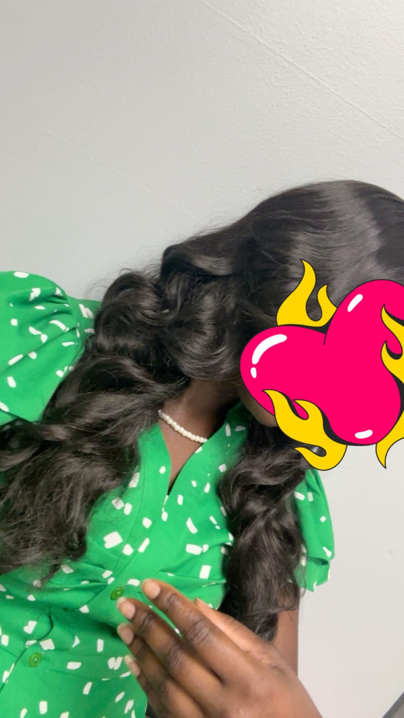 Customer photo review of Mane Concept Red Carpet 4" Deep HD Lace Part Wig - RCEV205 FRIDAY
