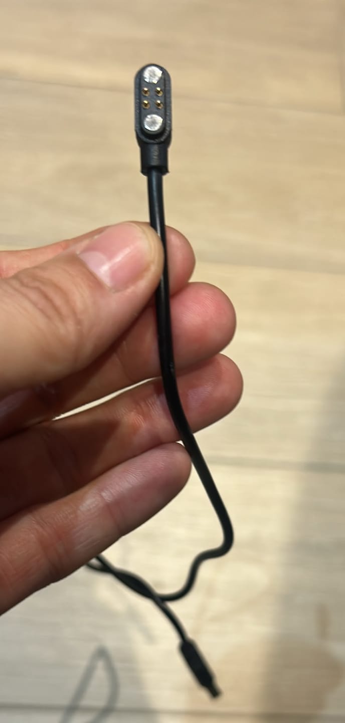 Customer photo review of Magnetic charging cable for Tayogo Headphones （3 Different Connectors）