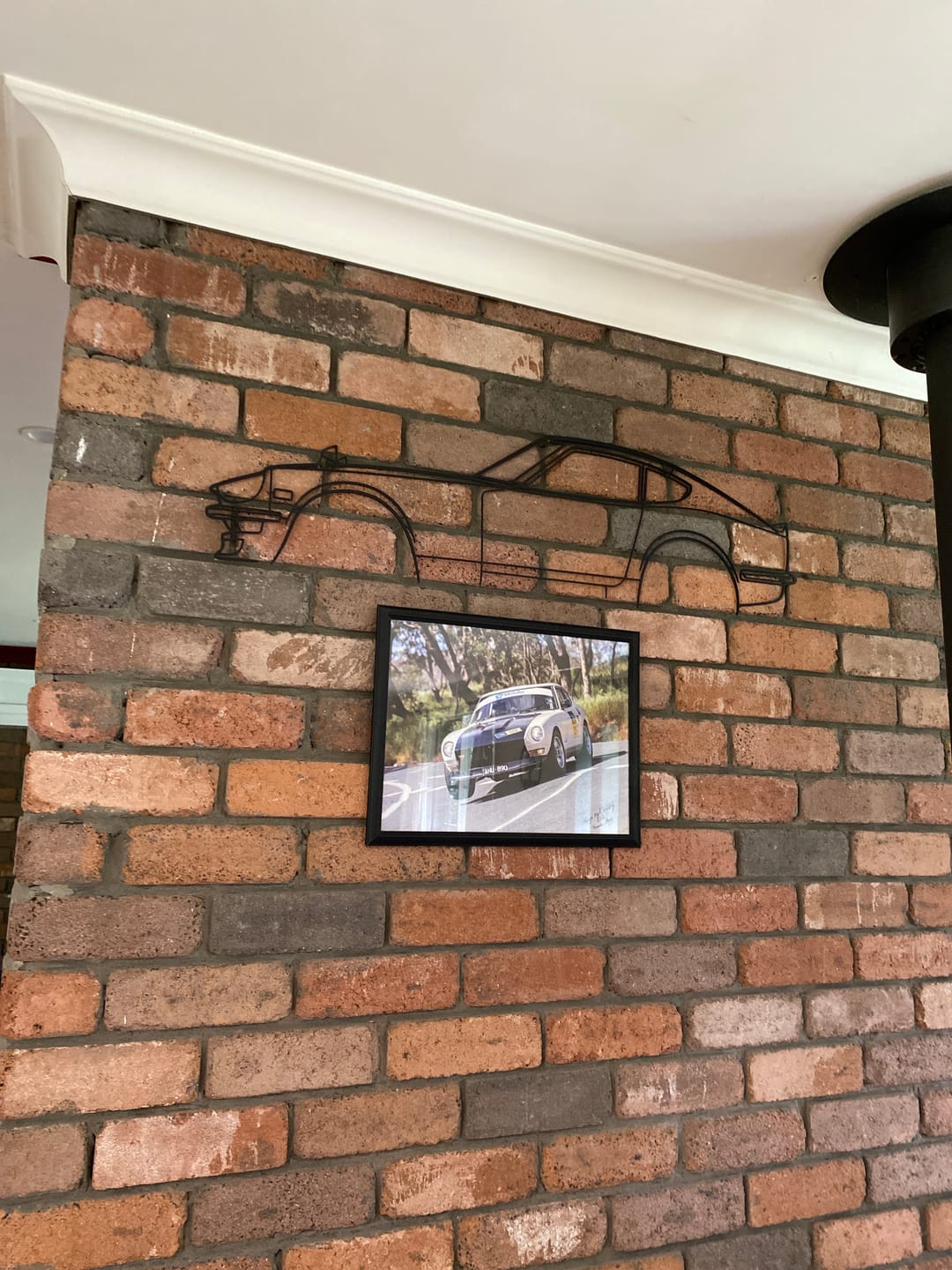 Customer photo review of Custom Car & 4WD Metal Wall Art
