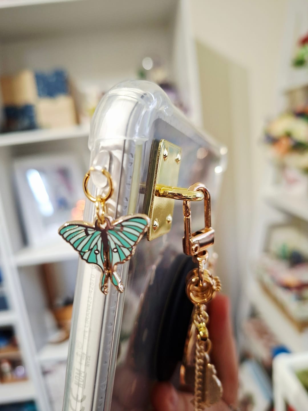 Customer photo review of Luna Moth Dust Plug