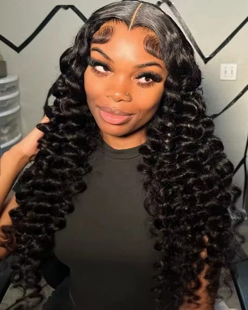 Customer photo review of Wave Goddess — Raw Peruvian 13x4/13x6 HD Lace Front Wig | Glueless, Wear & Go