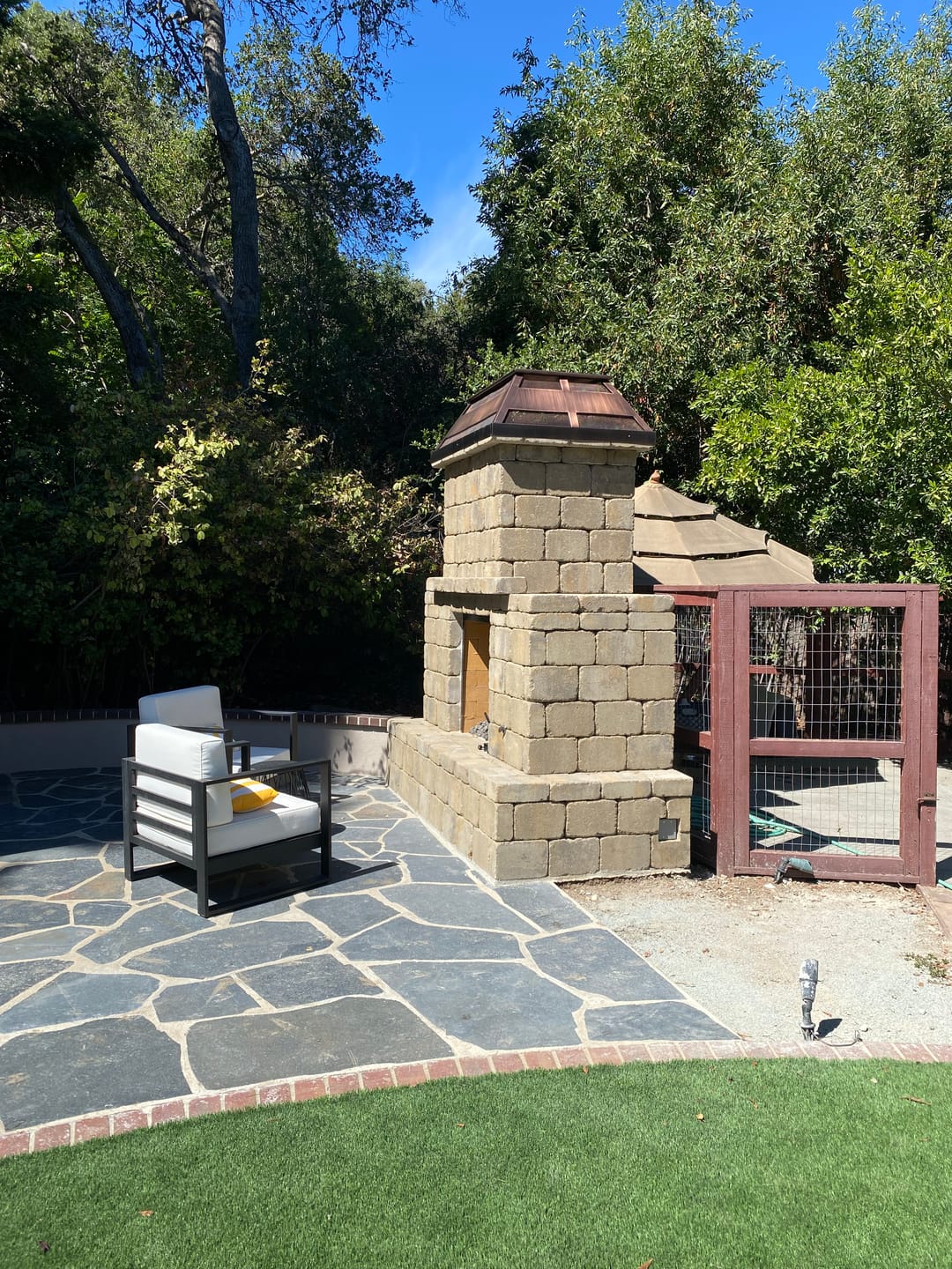 Customer photo review of MASTER Custom Copper Roof Chimney Cap Full Width MC-F07