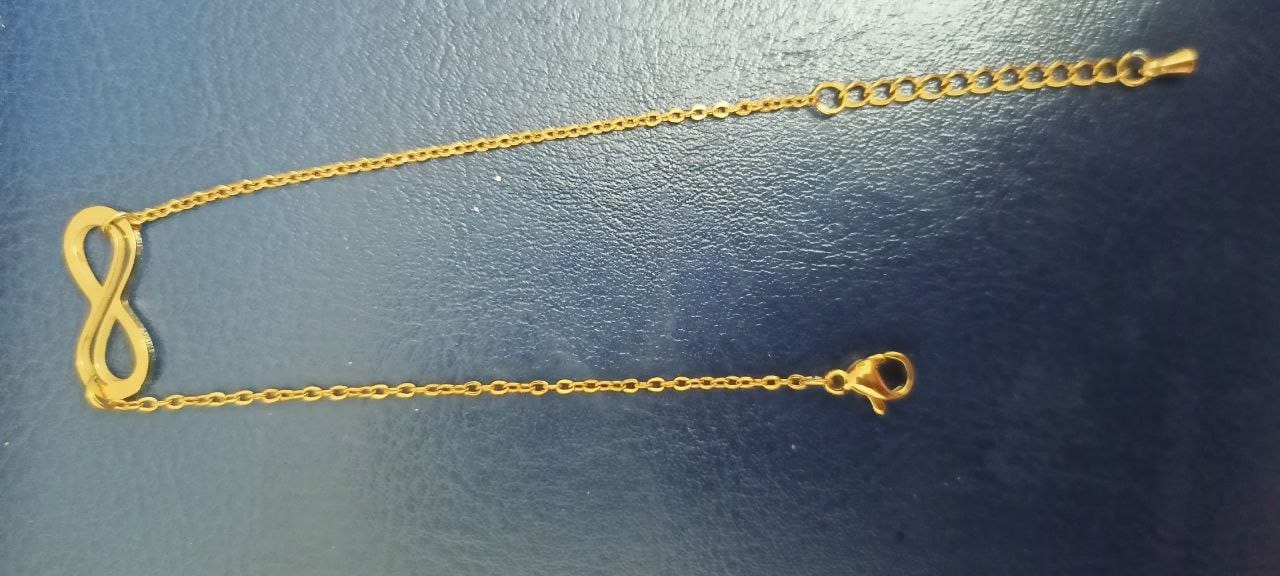 Customer photo review of Infinity Charm Chain Bracelet