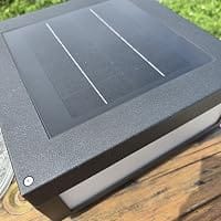 Customer photo review of RIRZ CUBE | Modern Solar Outdoor Post Light