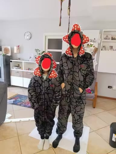 Customer photo review of Monstri™ - Family Matching Floral Monster Costum