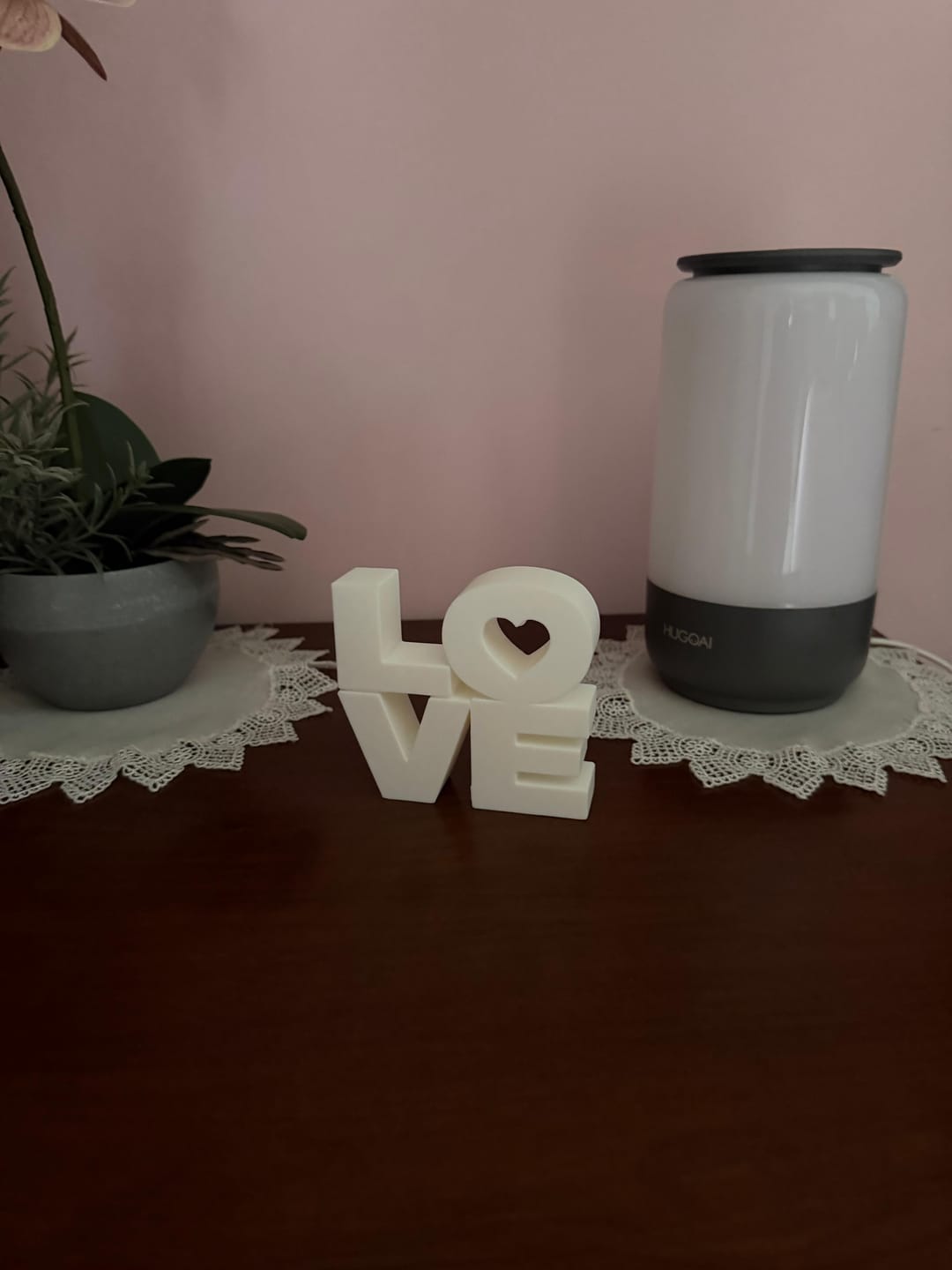 Customer photo review of Scultura "LOVE" con Cuore