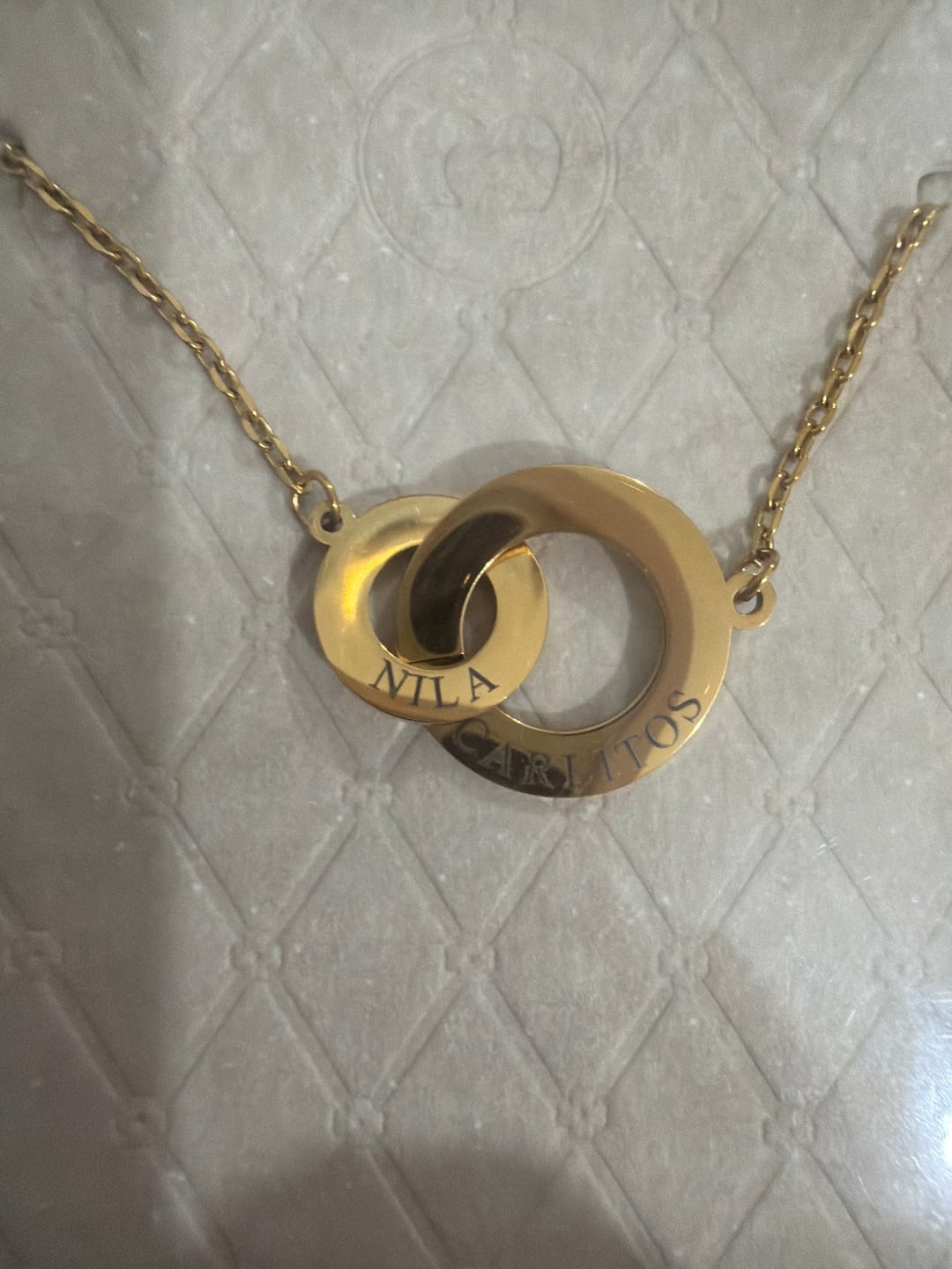 Customer photo review of Collar Apego - Personalizado