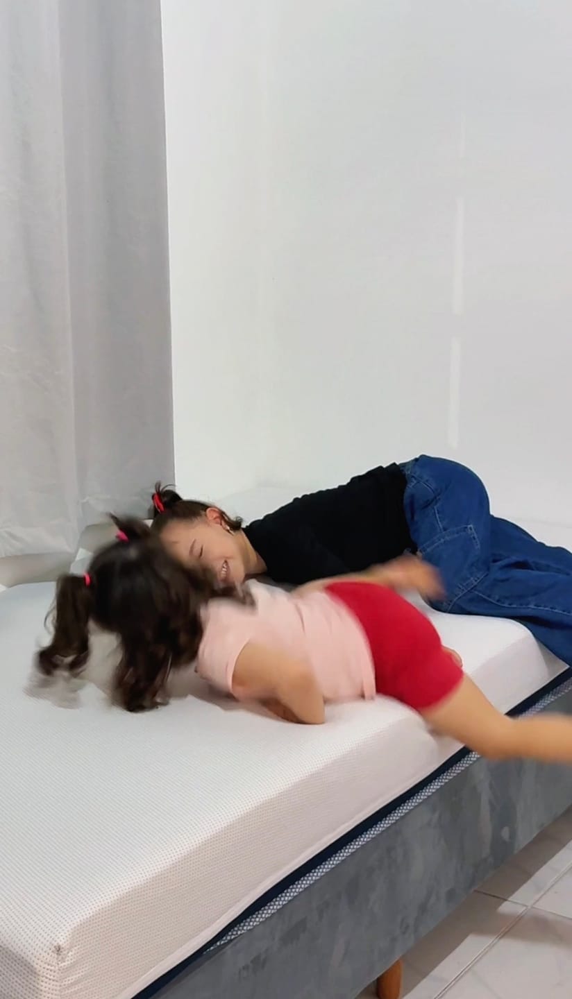 Customer photo review of Colchão Nuvem Brisa Kids