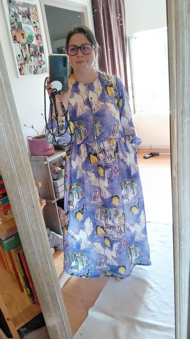 Customer photo review of Robe Isis - Viscose Céleste