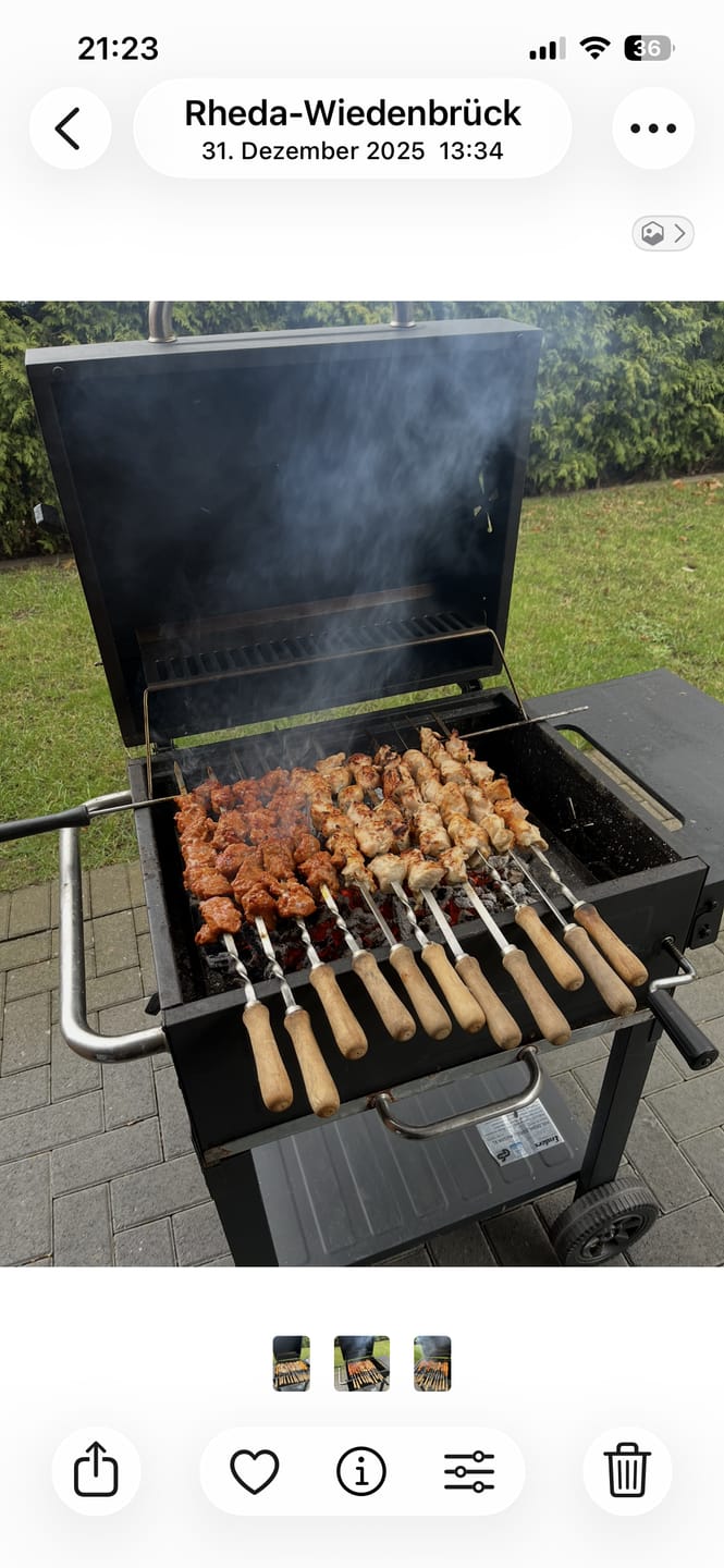 Customer photo review of Hähnchen-Schaschlik Original – zart mariniert & grillfertig | mySchaschlik