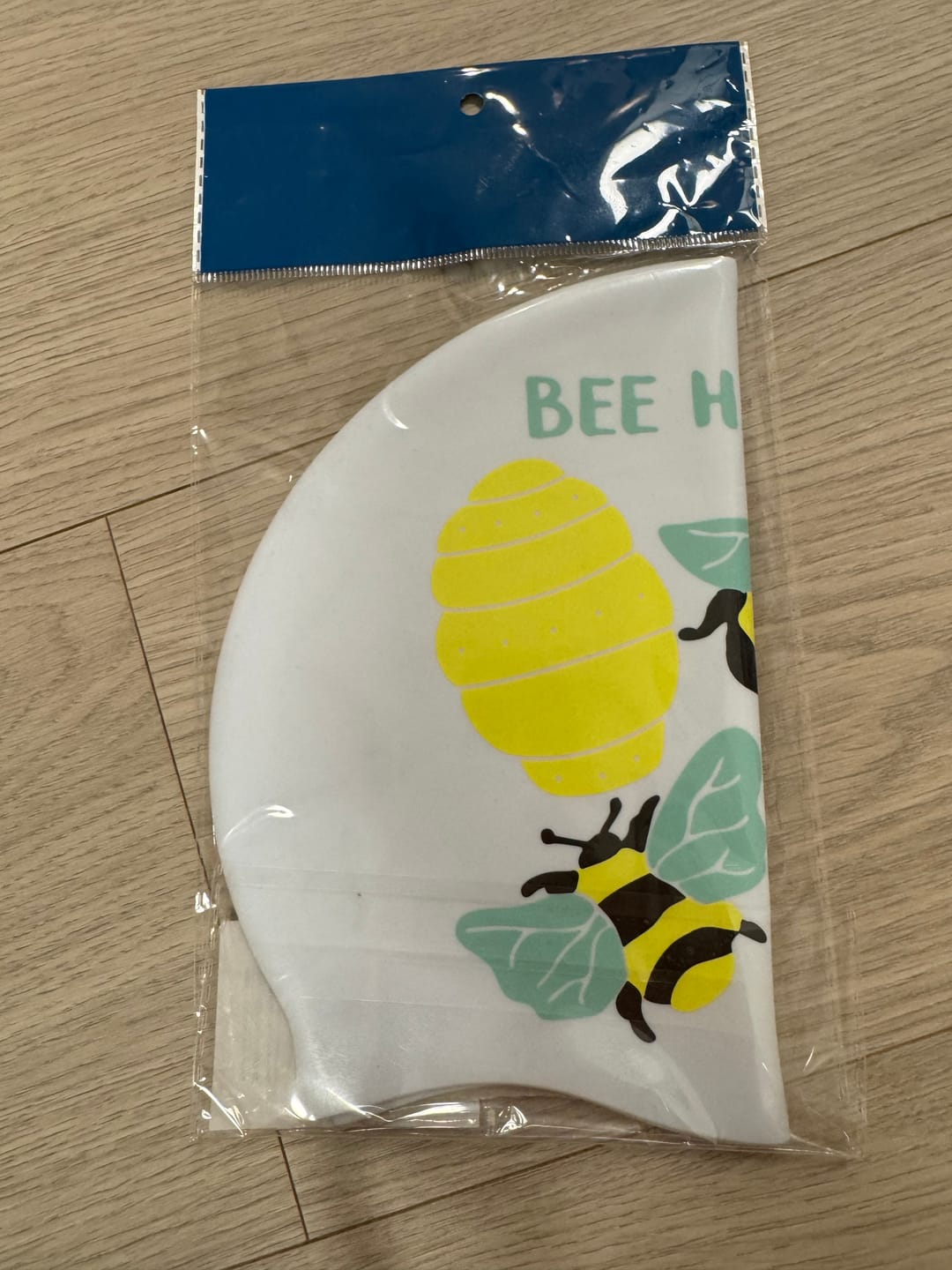 Customer photo review of JAYD Swim Cap - Bee Happy