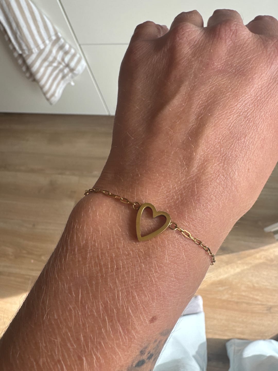 Customer photo review of Mutter-Tochter Herzarmbänder
