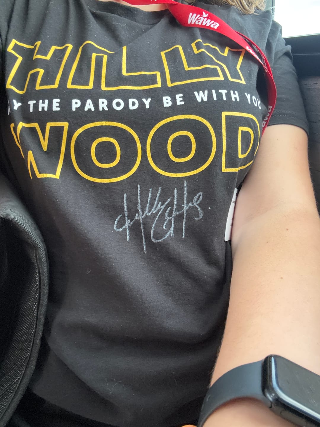 Customer photo review of May The Parody Be With You Tee