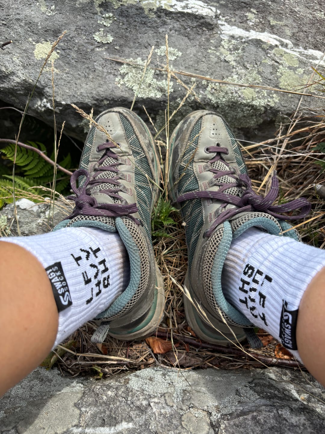 Customer photo review of LFT HVY SHT - Crew Workout Socks