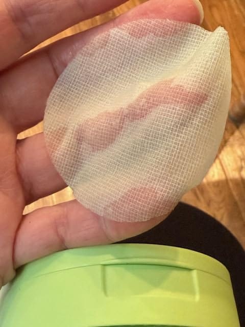 Customer photo review of Toner Pads