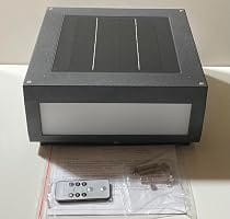 Customer photo review of RIRZ CUBE | Modern Solar Outdoor Post Light