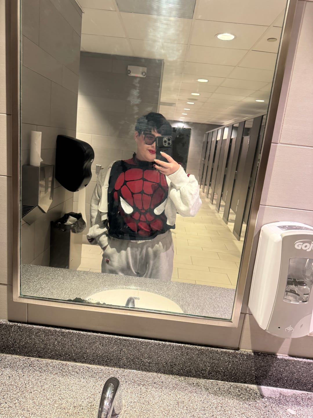 Customer photo review of Aelfric Eden Cropped Contrast Stripe Zip Up Hoodie