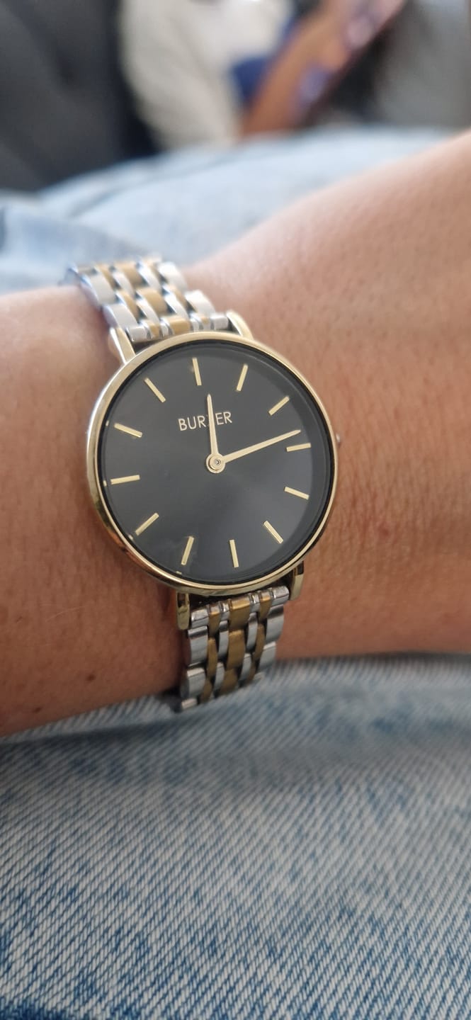 Customer photo review of Ruby Petite Black Gold Silver