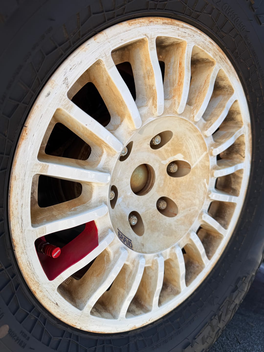 Customer photo review of 80Eighty® Red Valve Stem Caps