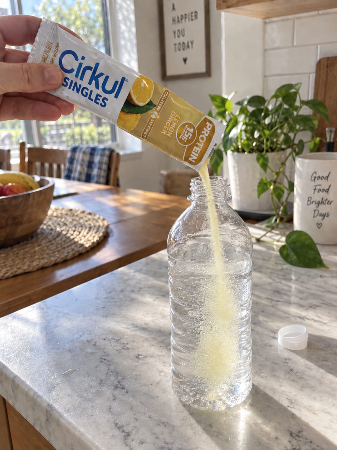 Customer photo review of Protein Lemon Ginger
