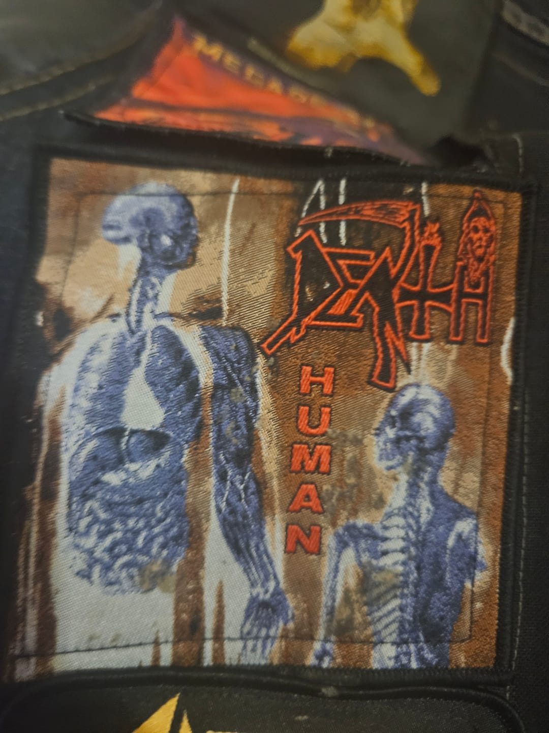 Customer photo review of Death - Human -  Square Patch