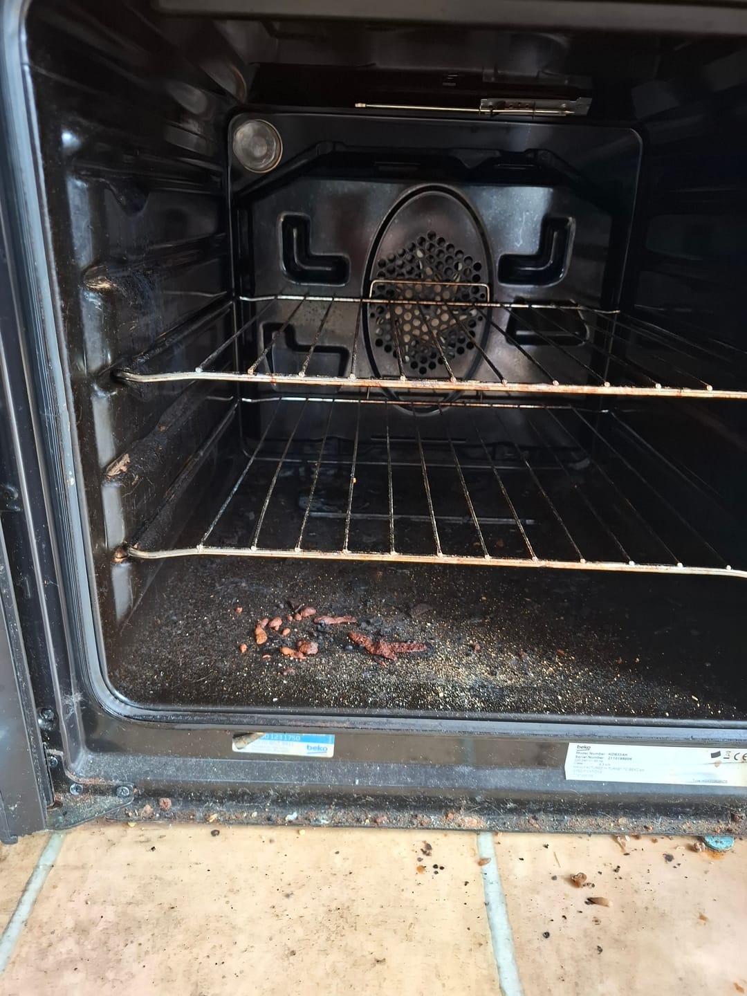 Customer photo review of Clean Ya Oven