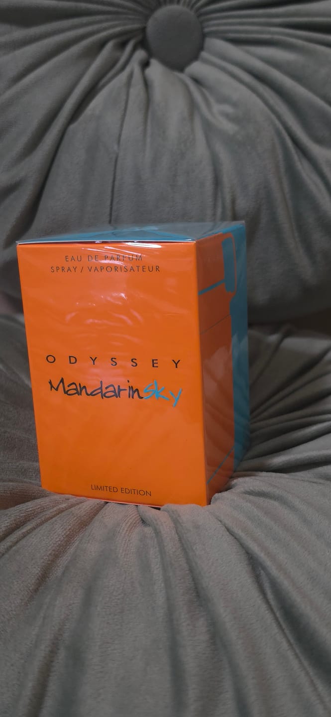 Customer photo review of Armaf Odyssey Mandarin Sky Perfume Spray 100 mL / 3.4 oz